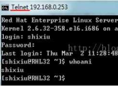 Win7ôTelnetԶӵ¼Linux