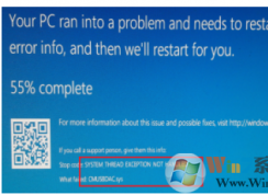 win10ϵͳʾSYSTEM_THREAD_EXCEPTION_NOT_HANDLEDCMUSBDAC.SYSBSOD޸