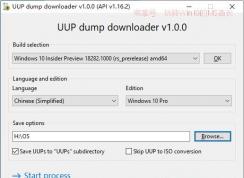 Win10 ISOԤ͸²(UUP dump downloader)