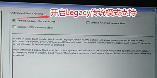 Enable legacy option romsѡ