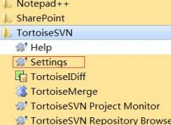 TortoiseSVNװҼûTortoiseSVNѡĽ