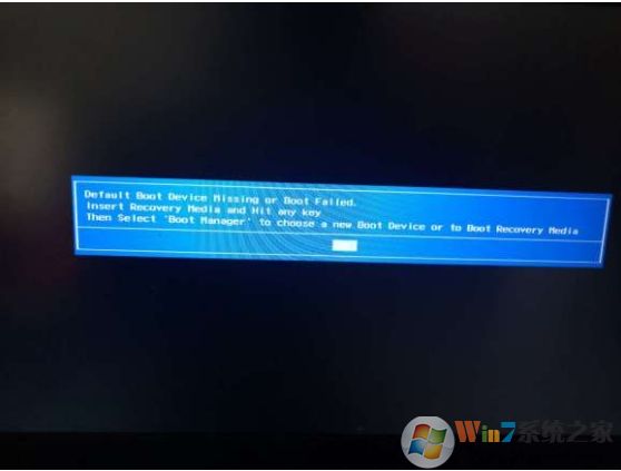 Win10ϵͳDefault Boot Device Missing or Boot Failed