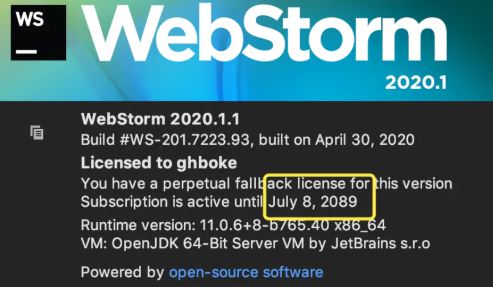 Webstorm·(2020.10)