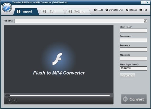 flashתmp4_ThunderSoft Flash to MP4 Converter(FlashתMP4)ɫ
