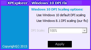 Win10ģ޸(Windows 10 DPI Fix) V1.0ɫ