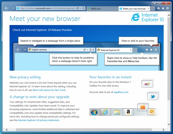 Internet Explorer 10İ