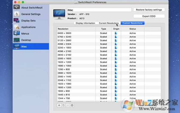 SwitchResX MAC-SwitchResXMac 4.6.4