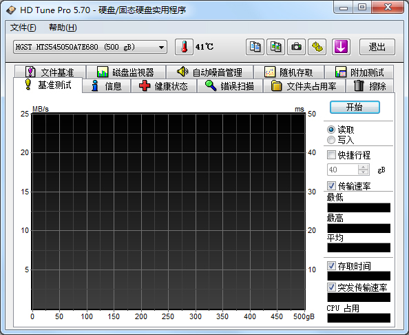 HD Tune Pro(Ӳ̹) V5.70 ɫر