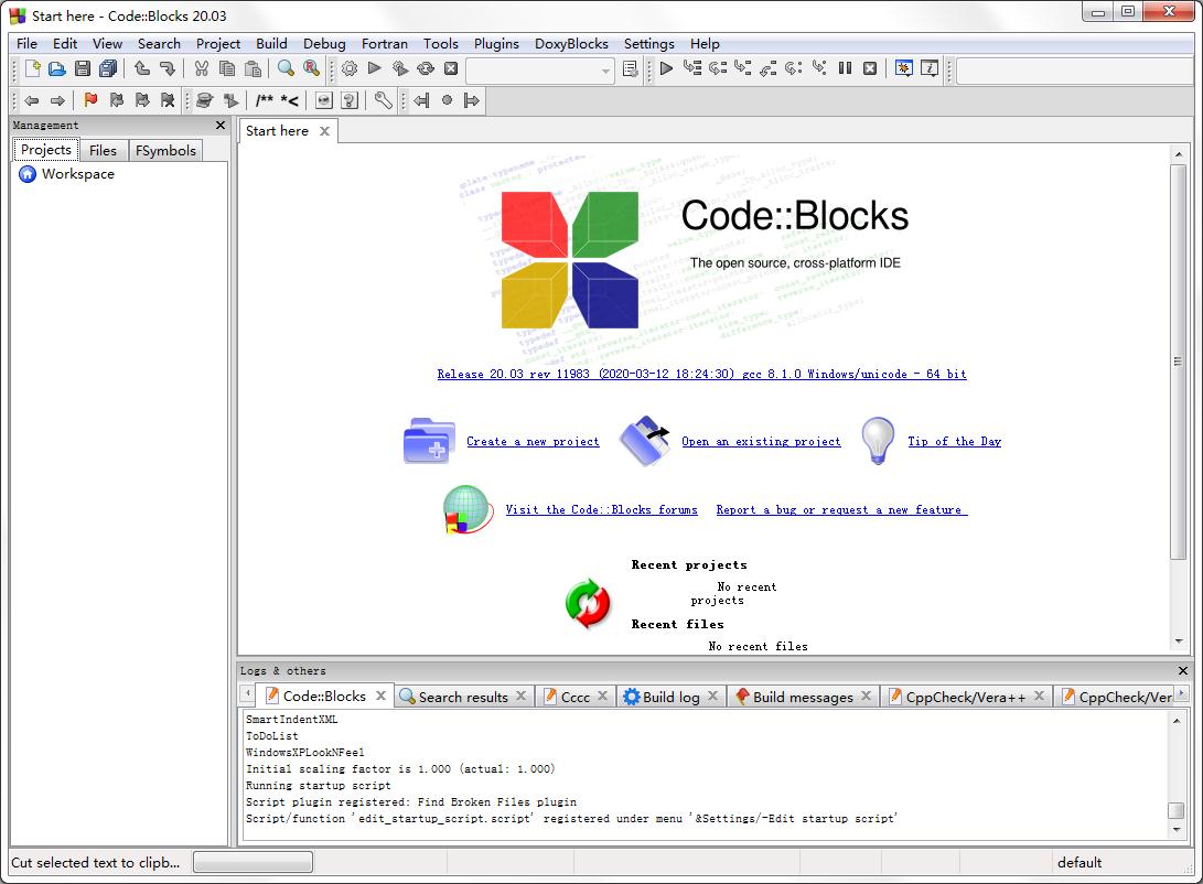 Codeblocks v20.03()