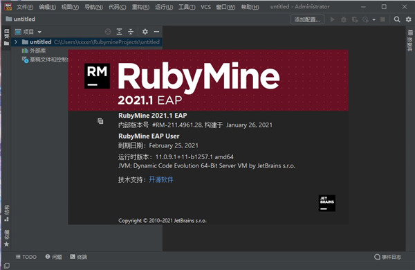 RubyMine V2021.3İ