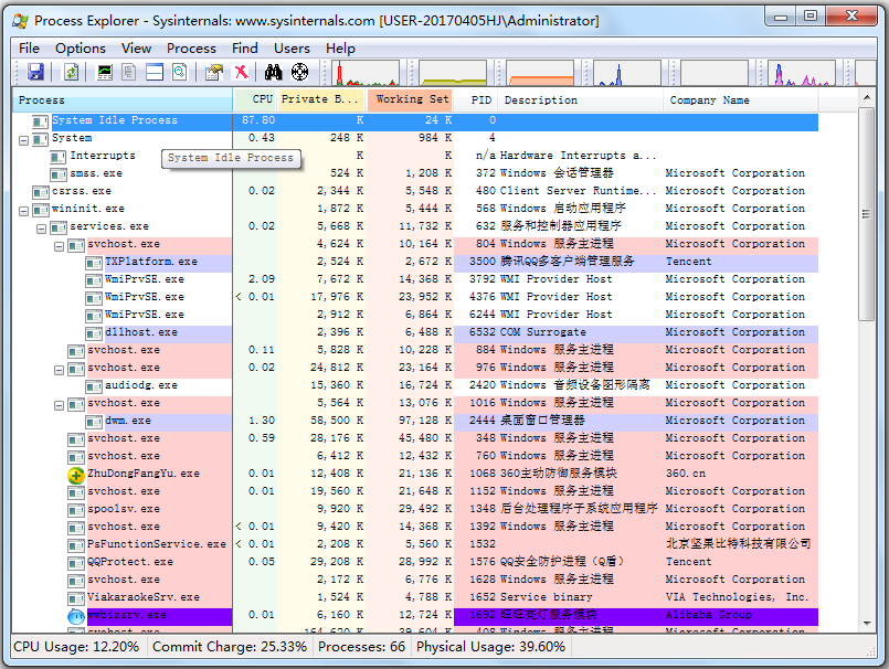 Process Explorer(̲鿴) V16.26 ɫӢİ