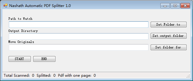 Nashath Auto PDF Splitter(PDFָ) V1.0 ɫ