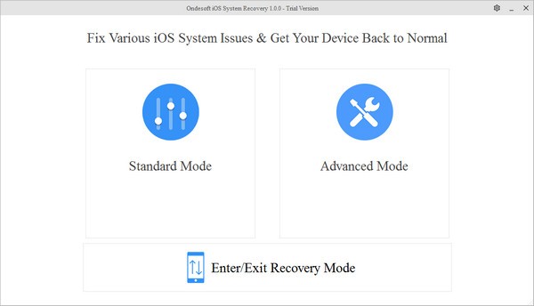Ondesoft iOS System Recovery(IOSϵͳ޸) Ѱ