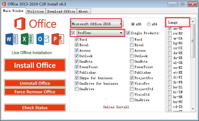 Office 2013-2021 C2R Install(Office)V7.3.9ɫ