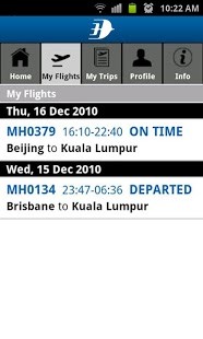 Malaysia Airlines APP