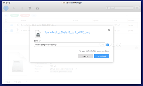 Free Download Manager for Mac(ƻ) v6.15.3ƻƽ