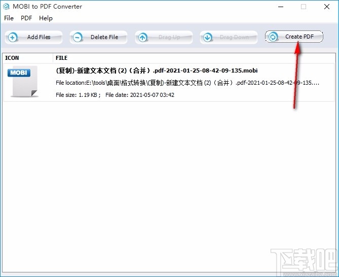 MOBI to PDF Converter(MOBI转PDF转换器) v1.0 官方版