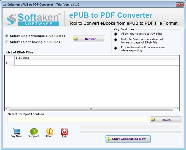Softaken ePUB to PDF Converter(epubתpdf) V1.0ٷ